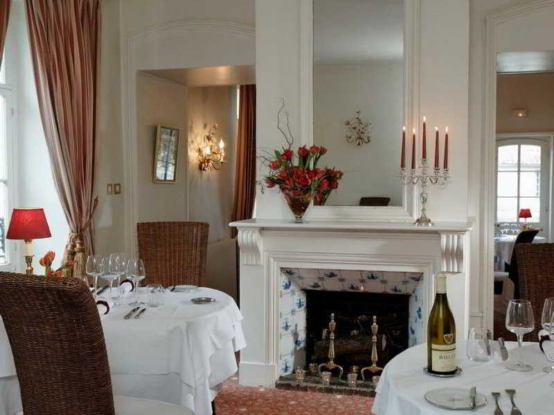 Hotel Chateau Clery Hesdin-lʼAbbé Restoran fotoğraf
